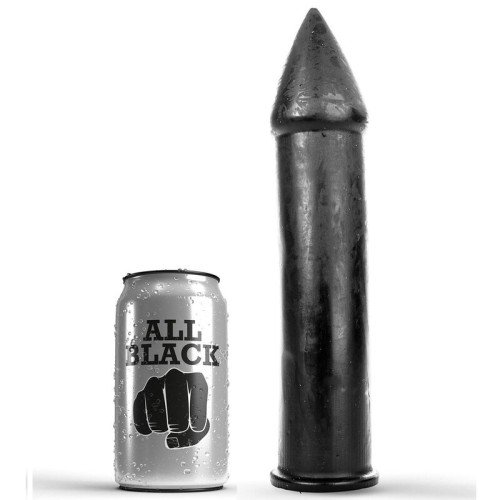 All Black 24cm Realistic Dildo