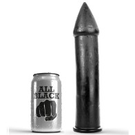All Black 24cm Realistic Dildo