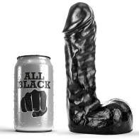 All Black Dildo 19 cm