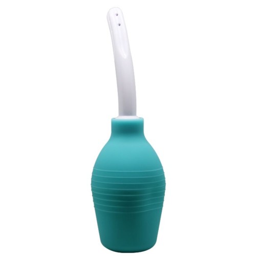 Ducha Anal de Goma Azul para Higiene