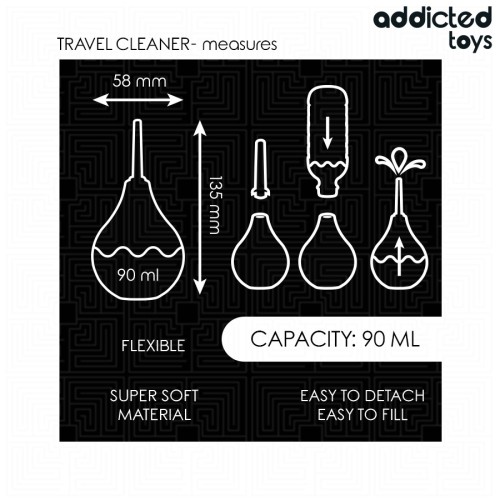 Limpiador Anal De Viaje Talla S 90 Ml