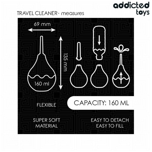 Limpiador Anal De Viaje Talla M 160 Ml