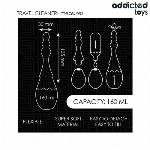 Travel Cleaner Silicone Model 4 - Hygiene on the Go