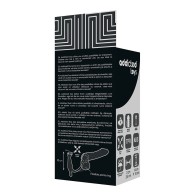 Black Silicone Prostate Vibrator 10 cm