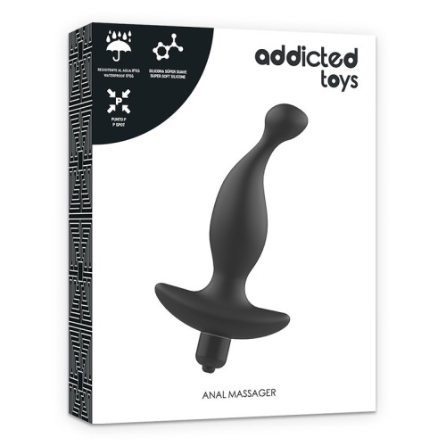 Vibrating Anal Massager Black Model 1