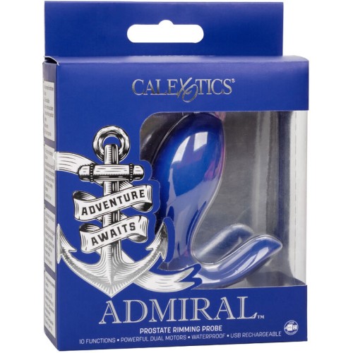Admiral Prostate Rimming Vibrator Blue - Premium Pleasure