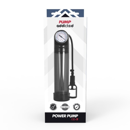 Pump Addicted RX9 Black Erection Pump - Enhance Performance