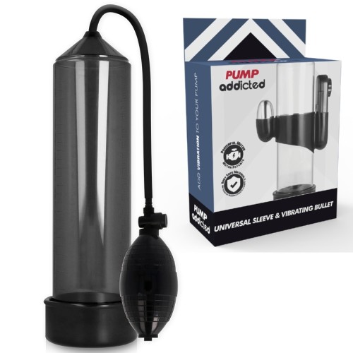 Rx3 Black Erection Pump with Vibrator - Enhance Your Performance