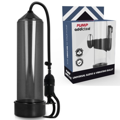 Rx5 Black Erection Pump with Vibrator