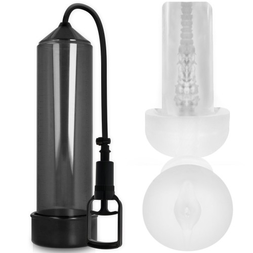 Pump Addicted RX7 Black Erection Pump with Masturbator