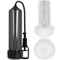 Pump Addicted RX7 Black Erection Pump with Masturbator