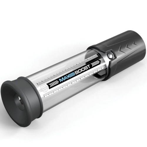 Bomba De Erección Max Boost Negro - Mejora Tu Confianza