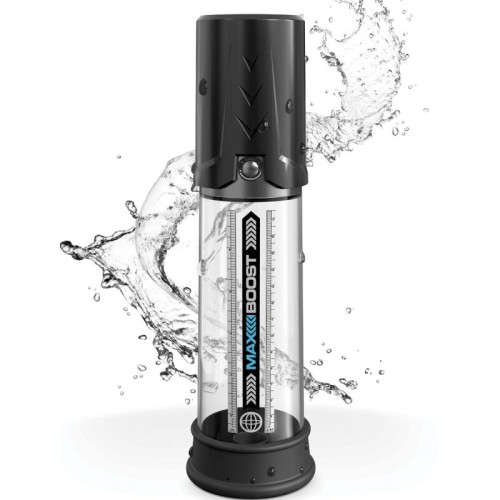 Bomba De Erección Max Boost Negro - Mejora Tu Confianza