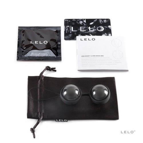 Bolas Kegel Luna Beads Noir para el Fitness del Suelo Pélvico