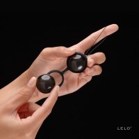 Bolas Kegel Luna Beads Noir para el Fitness del Suelo Pélvico