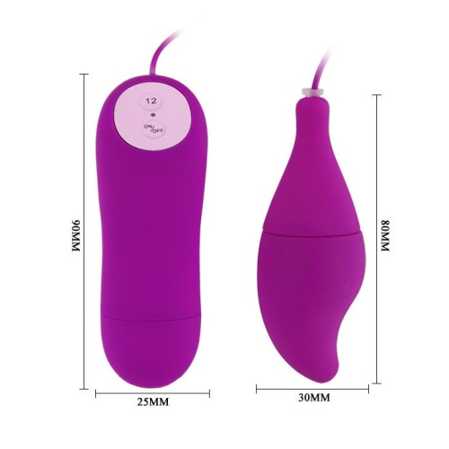 Pleasure Shell 12 Vibrator Purple