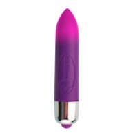 RO-80mm Colour Changing Vibrating Bullet - 7V