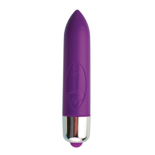 RO-80mm Colour Changing Vibrating Bullet - 7V