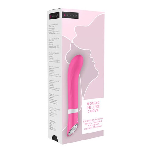B Good Deluxe Curve Pink Massager for Self-Care