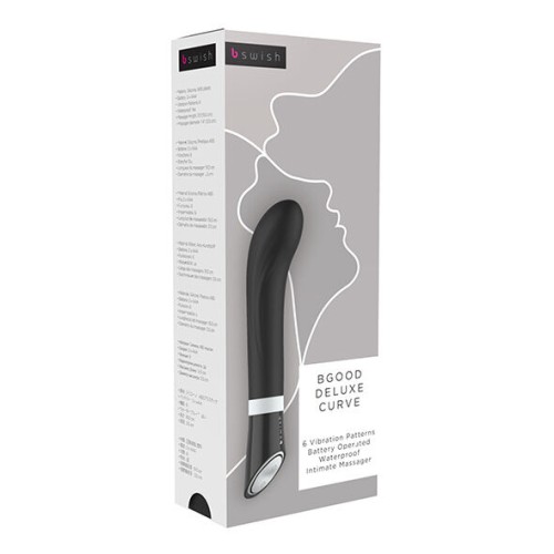 B Good Deluxe Curve Black Massager with 6 Functions