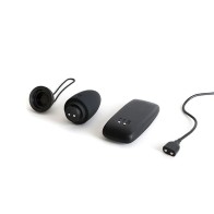 Bnaughty Premium Unleashed Negro Masajeador Con Control Remoto