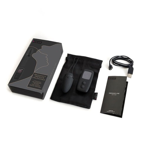 Bnaughty Premium Unleashed Black Massager with Remote Control