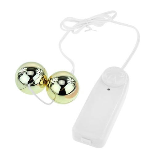 Baile Golden Chinese Balls Vibrator for Enhanced Pleasure