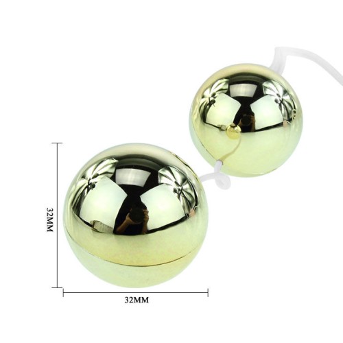 Baile Golden Chinese Balls Vibrator for Enhanced Pleasure