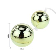 Baile Golden Chinese Balls Vibrator for Enhanced Pleasure