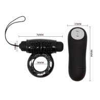 Baile - Anillo Control Remoto Negro 20v para Placer Mejorado