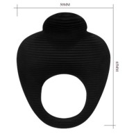 Pretty Love Thimble Vibrating Ring Black