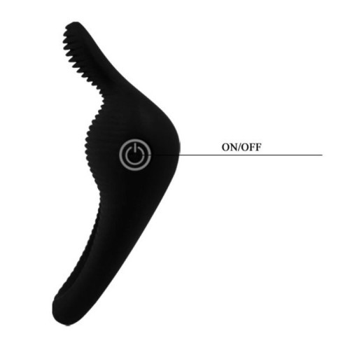 Pretty Love Thimble Vibrating Ring Black