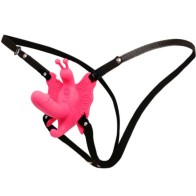 Baile - Arnés Vibrador Con Diseño De Mariposa
