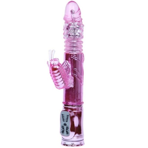 Throbbing Butterfly Rechargeable Rabbit Vibrator