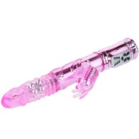 Throbbing Butterfly Rechargeable Rabbit Vibrator