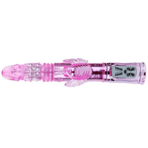 Throbbing Butterfly Rechargeable Rabbit Vibrator
