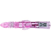Throbbing Butterfly Rechargeable Rabbit Vibrator