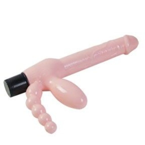 Wireless Harness with Vibrator and Anal Stimulation - 25.4 cm