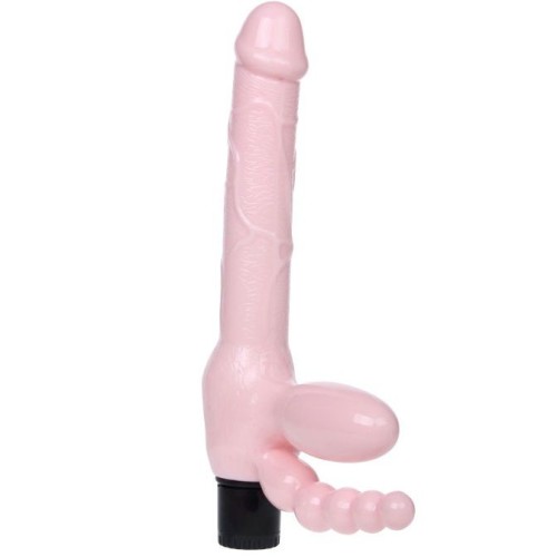 Wireless Harness with Vibrator and Anal Stimulation - 25.4 cm