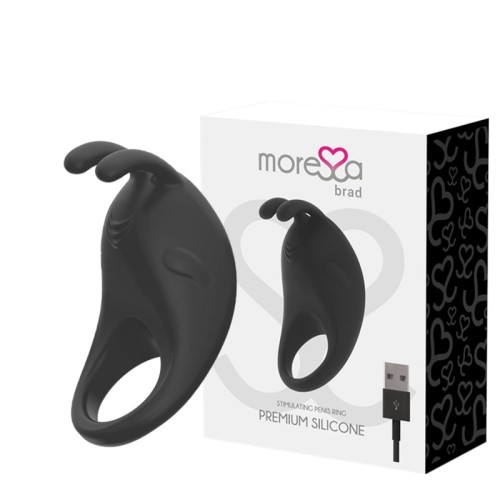 Brad Premium Silicone Rechargeable Ring Black