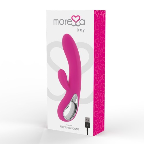 Troy G-Spot & Clitoris Massager - Rechargeable Silicone