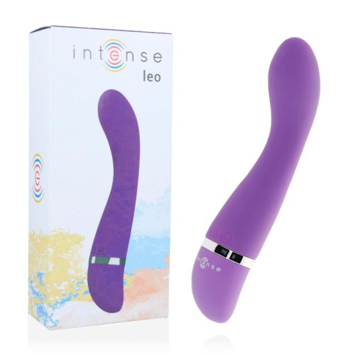 Intense Leo Vibrator Purple Silicon Luxe