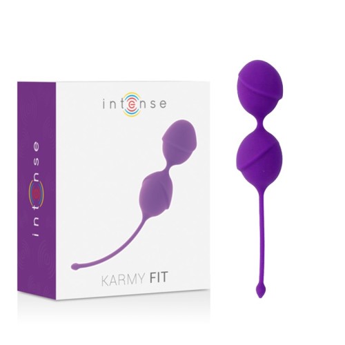 Intense Karmy Fit Kegel Silicone Balls Purple