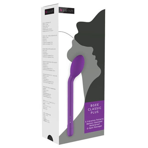Purple Bgee Classic Plus Massager for Ultimate Pleasure