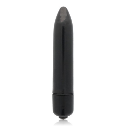 Glossy Thin Black Vibrator for Sensitive Areas