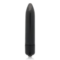 Glossy Thin Black Vibrator for Sensitive Areas