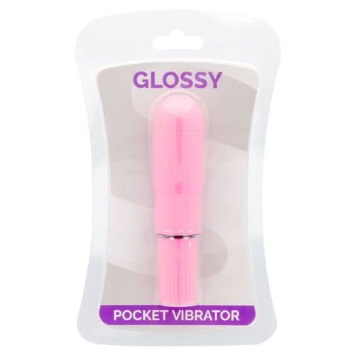 Glossy Pink Pocket Vibrator