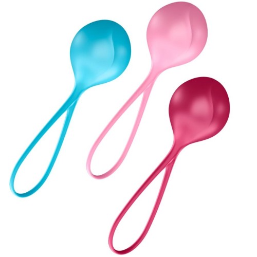 Satisfyer - Loveballs Juego de Entrenamiento para Tonificar Músculos Pélvicos