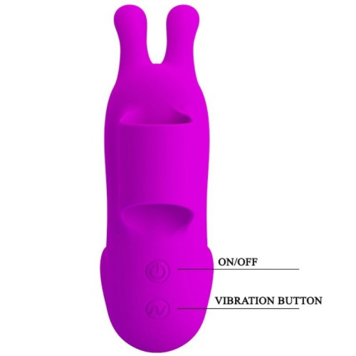 Pretty Love Smart Rechargeable Rabbit Finger Vibe