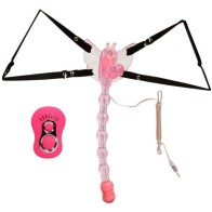 Baile Butterfly Strap On for Triple Stimulation